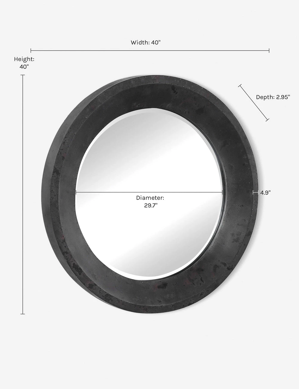 09589_4_DIMS.jpg Lulu And Georgia Othello Round Mirror
