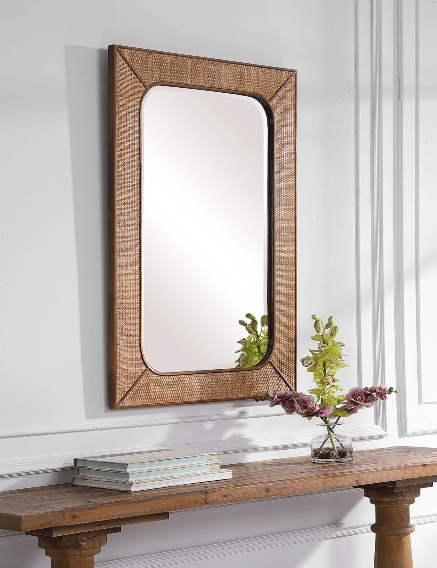 09687_A.jpg Lulu And Georgia Earth Tones Ferdinand Mirror