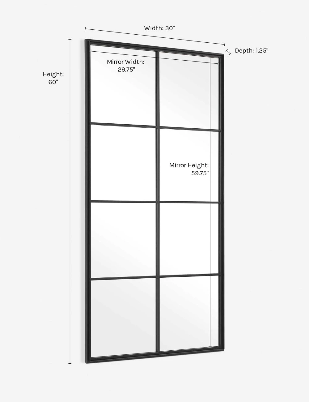 09732_4_DIMS.jpg Lulu And Georgia McKinley Full Length Mirror