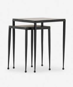 Lulu And Georgia Furniture Soares Nesting Side Tables (Set Of 2) 2 Lulu And Georgia Furniture Soares Nesting Side Tables (Set Of 2)