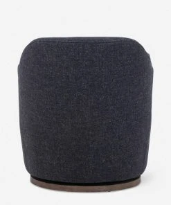 Lulu And Georgia Margie Swivel Chair Curved + Rounded