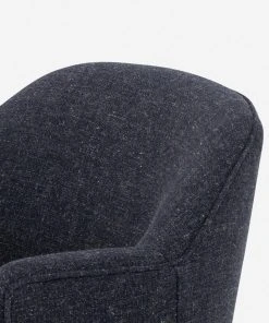 Lulu And Georgia Margie Swivel Chair Curved + Rounded