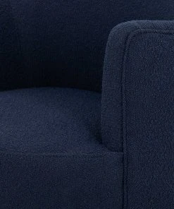 Lulu And Georgia Margie Swivel Chair Curved + Rounded