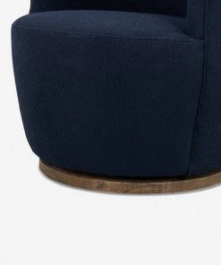 Lulu And Georgia Margie Swivel Chair Curved + Rounded