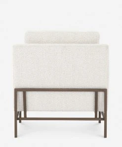 Lulu And Georgia Bouclé + Textural Fabric Kass Accent Chair