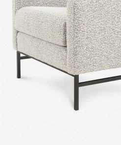 Lulu And Georgia Bouclé + Textural Fabric Kass Accent Chair