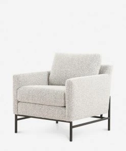 Lulu And Georgia Bouclé + Textural Fabric Kass Accent Chair