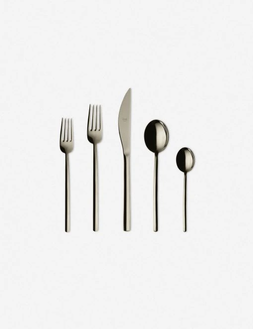 Lulu And Georgia Kitchen + Dining Adelmo Flatware 5-Piece Set By Mepra 2 Lulu And Georgia Kitchen + Dining Adelmo Flatware 5-Piece Set By Mepra