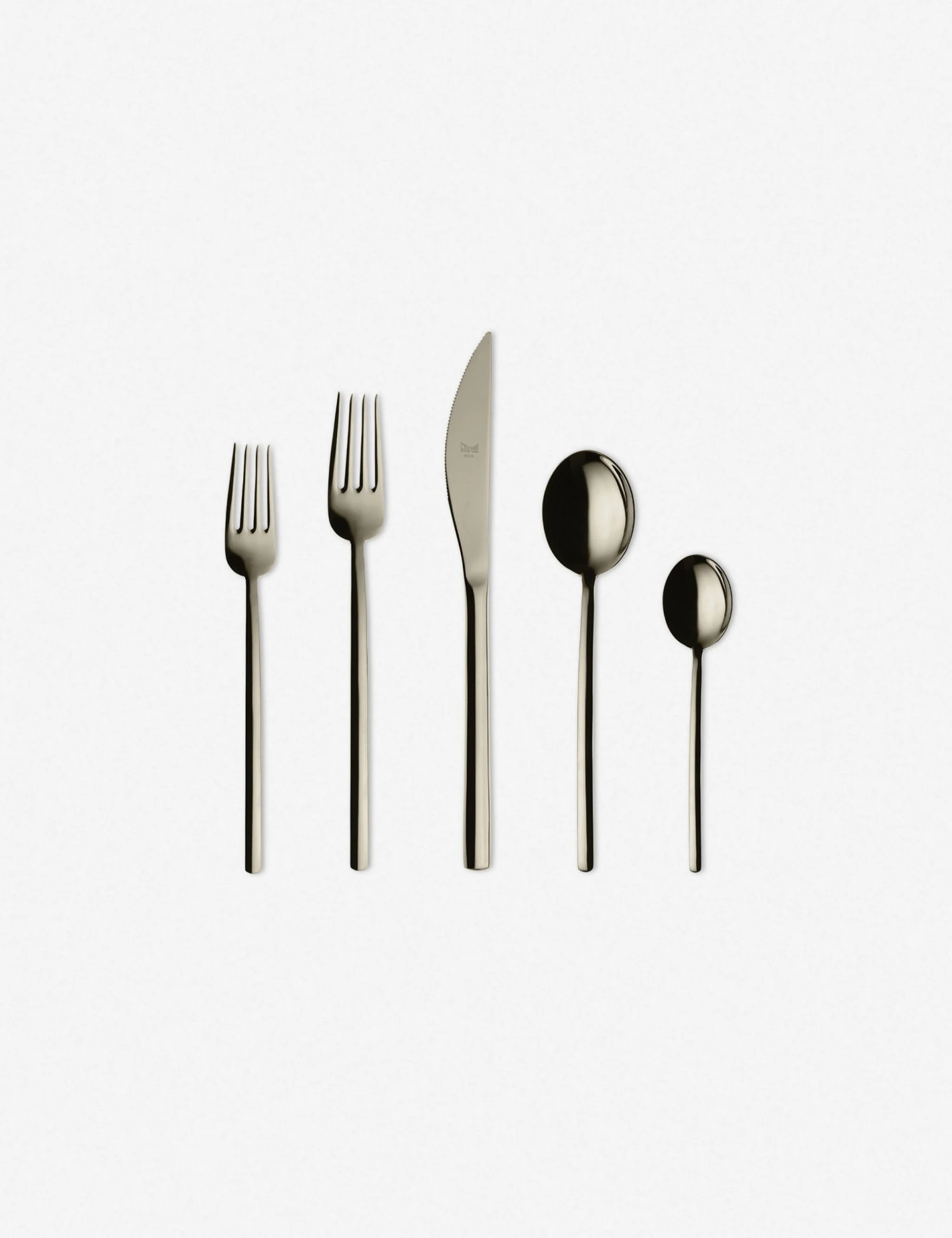 Lulu And Georgia Kitchen + Dining Adelmo Flatware 5-Piece Set By Mepra 1 Lulu And Georgia Kitchen + Dining Adelmo Flatware 5-Piece Set By Mepra