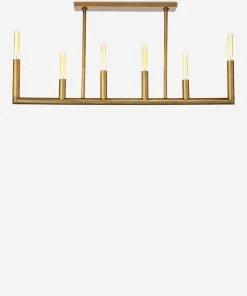 Lulu And Georgia Lighting Regina Andrew Wolfe Linear Chandelier