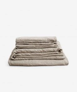 Lulu And Georgia Artful Proportions Collection Cultiver Linen Bedding, Sheet Set
