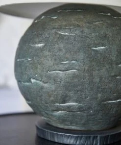 Lulu And Georgia Bethea Sphere Table Lamp, Limestone