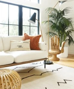 Lulu And Georgia Earth Tones Palm Accent Chair