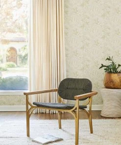 Lulu And Georgia Morris & Co. Artichoke Wallpaper, Vellum Swatch