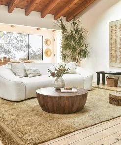 Lulu And Georgia Curved + Rounded Arteriors Jacob Round Coffee Table