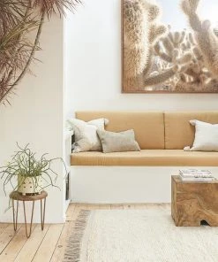 Lulu And Georgia Spring Collection Amir Moroccan Shag Rug, Natural