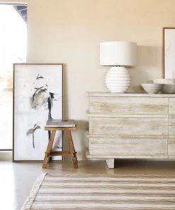 Lulu And Georgia Furniture Corliss 6-Drawer Dresser, White Wash