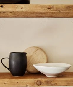 Lulu And Georgia Sheldon Ceramics Flared Bowl, Stone Outdoor Collection