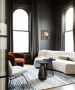 Lulu And Georgia Saban 2-Piece Curved Sectional Sofa