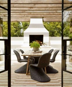 Lulu And Georgia Sculptural Manila Indoor / Outdoor Dining Chair 12 Lulu And Georgia Sculptural Manila Indoor / Outdoor Dining Chair