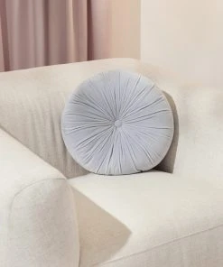 Lulu And Georgia Monroe Velvet Round Pillow Curved + Rounded