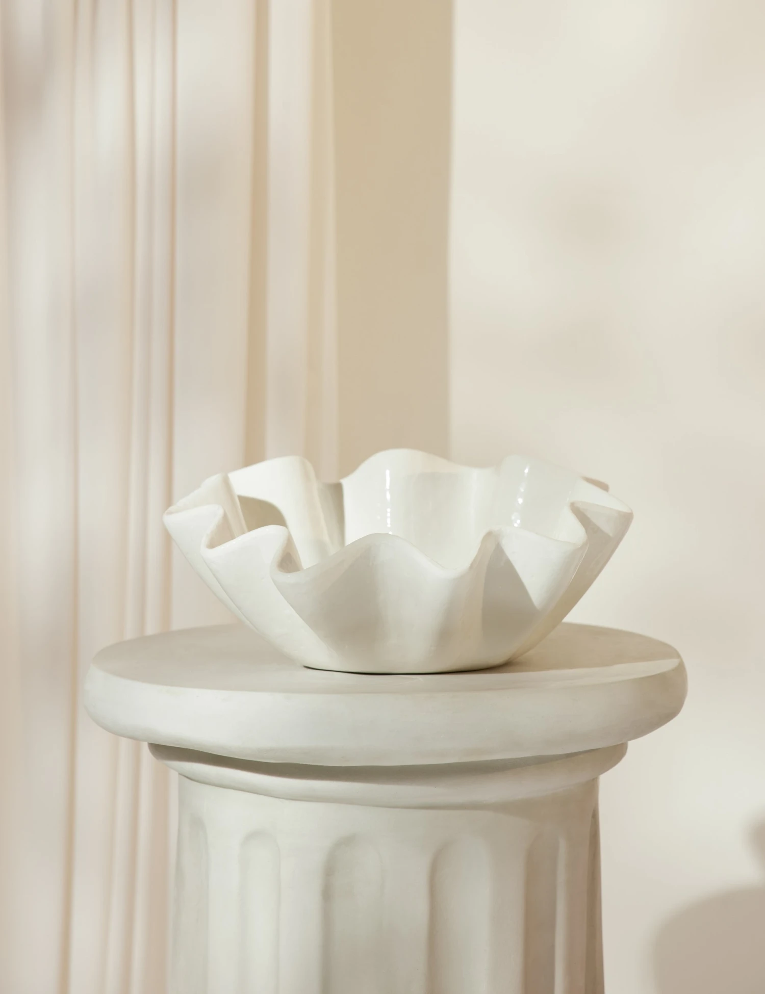 20210120-soft_deco_product_lifestyle1724-site_crop.jpg Lulu And Georgia Regina Andrew Ruffle Ceramic Bowl