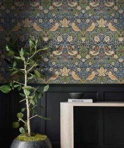 Lulu And Georgia Walls Morris & Co. Strawberry Thief Wallpaper