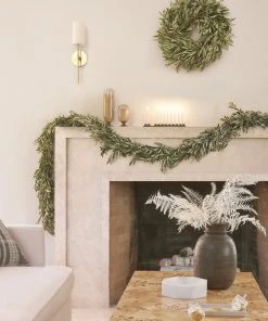 Lulu And Georgia Décor Fresh Handmade Olive Branch Garland