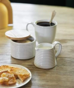 Lulu And Georgia Hemlock Sugar And Creamer Set By Farmhouse Pottery Kitchen + Dining