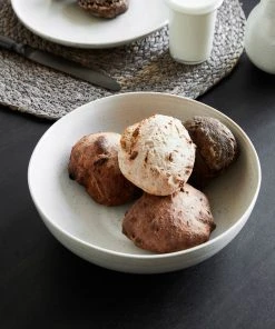 Lulu And Georgia Weilan Low Serving Bowl, Black/Brown 12 Lulu And Georgia Weilan Low Serving Bowl, Black/Brown