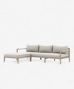 Lulu And Georgia Cadenza Indoor / Outdoor Teak Sectional Sofa New