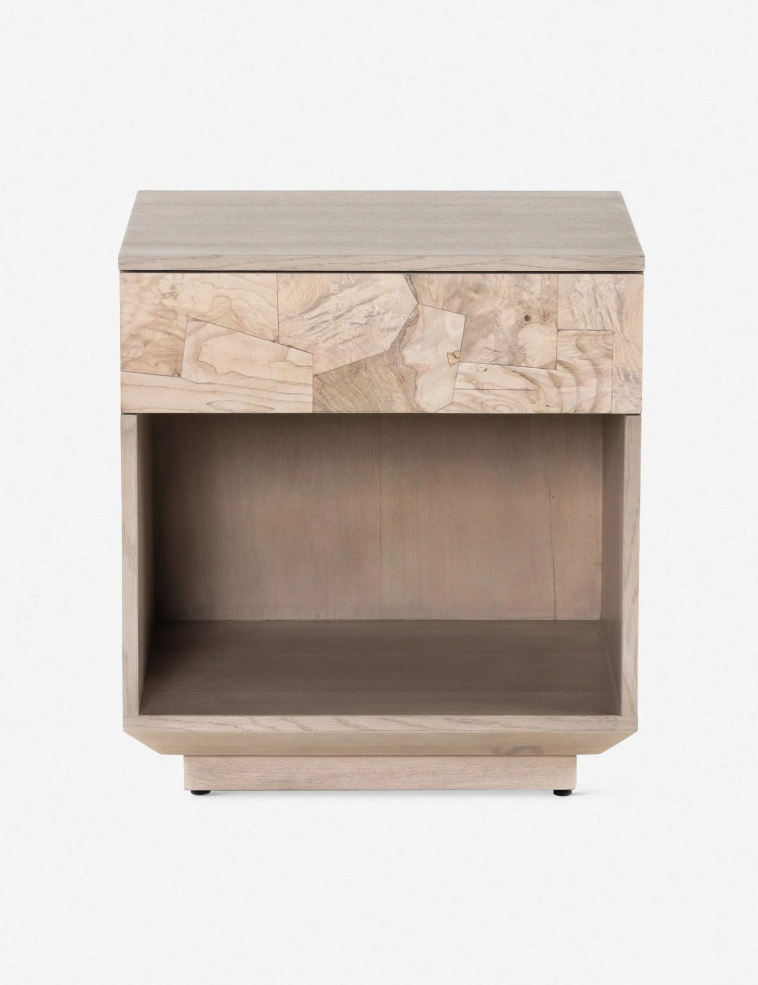 Lulu And Georgia Burl Wood Moneo Nightstand 3 Lulu And Georgia Burl Wood Moneo Nightstand