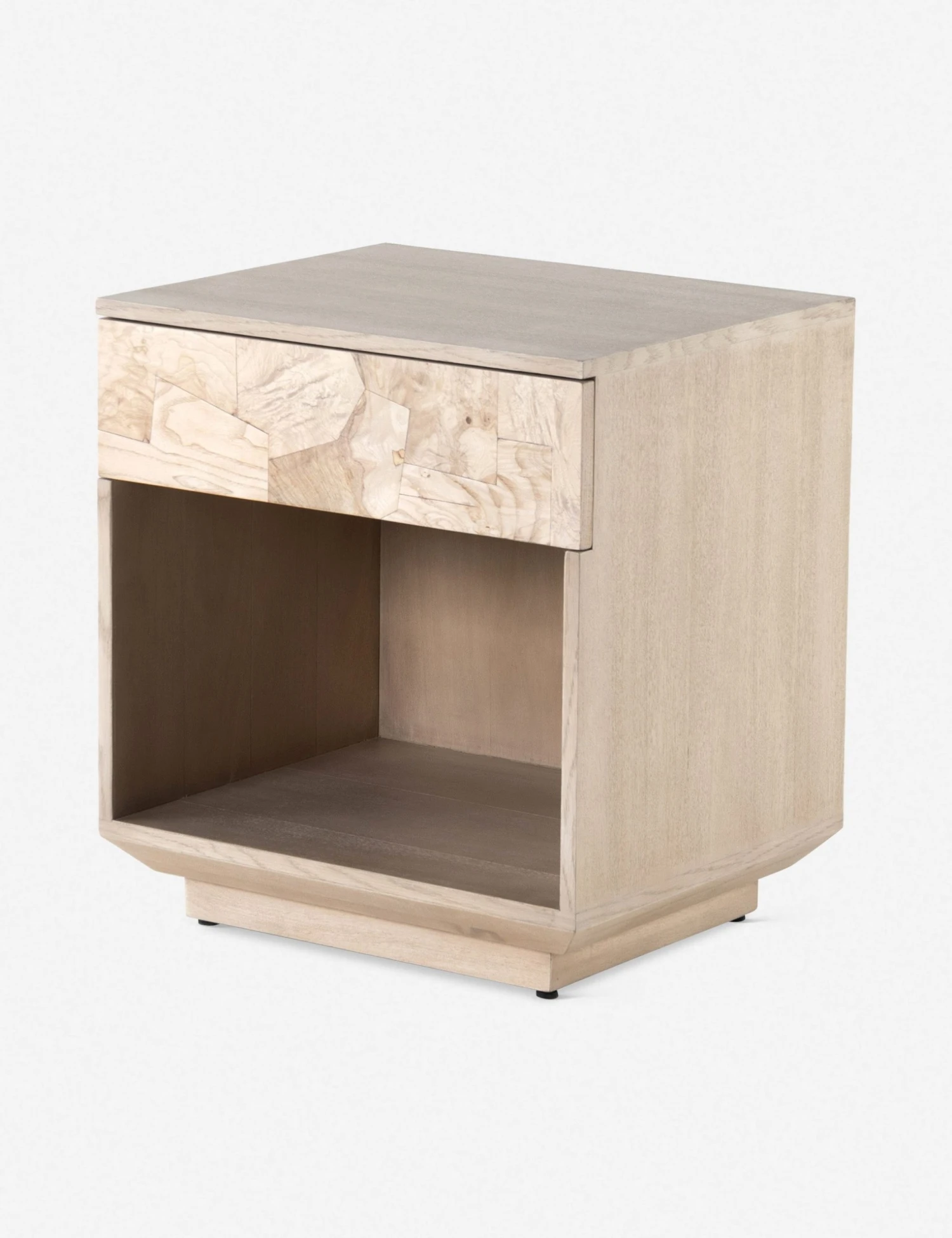 Lulu And Georgia Burl Wood Moneo Nightstand 1 Lulu And Georgia Burl Wood Moneo Nightstand