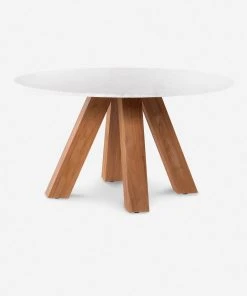 Lulu And Georgia Catanzaro Indoor / Outdoor Round Dining Table Outdoor Collection