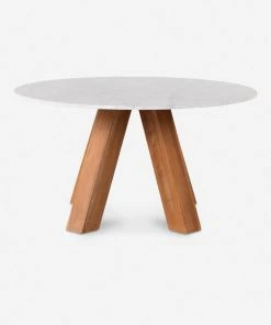 Lulu And Georgia Catanzaro Indoor / Outdoor Round Dining Table Outdoor Collection