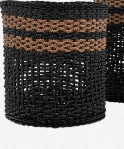 Lulu And Georgia Suni Indoor/Outdoor Baskets (Set Of 2) Outdoor Collection