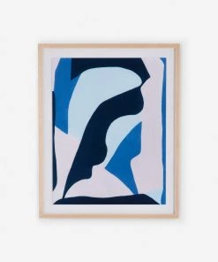 Lulu And Georgia Walls 'Blue No. 8' Print By Kelti Smith