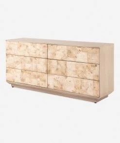 Lulu And Georgia Burl Wood Moneo Dresser