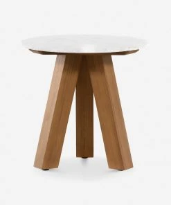 Lulu And Georgia Catanzaro Indoor / Outdoor Round Side Table New