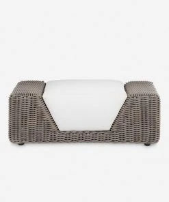 Lulu And Georgia Eugenie Indoor / Outdoor Ottoman Outdoor Collection