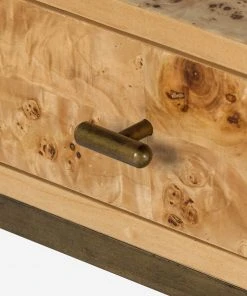 Lulu And Georgia Lorca Burl Wood Side Table