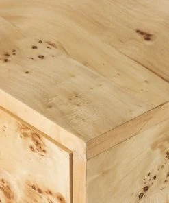 Lulu And Georgia Lorca Burl Wood Coffee Table New