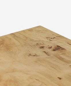 Lulu And Georgia Lorca Burl Wood Coffee Table New