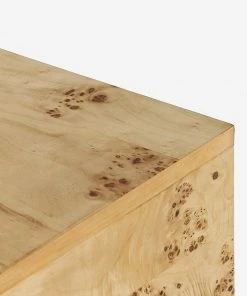 Lulu And Georgia Lorca Burl Wood Coffee Table New