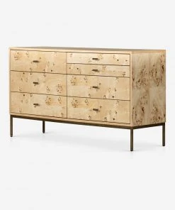 Lulu And Georgia Furniture Lorca Burl Wood Dresser