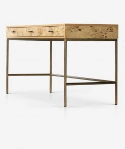 Lulu And Georgia New Lorca Burl Wood Desk