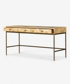 Lulu And Georgia New Lorca Burl Wood Desk