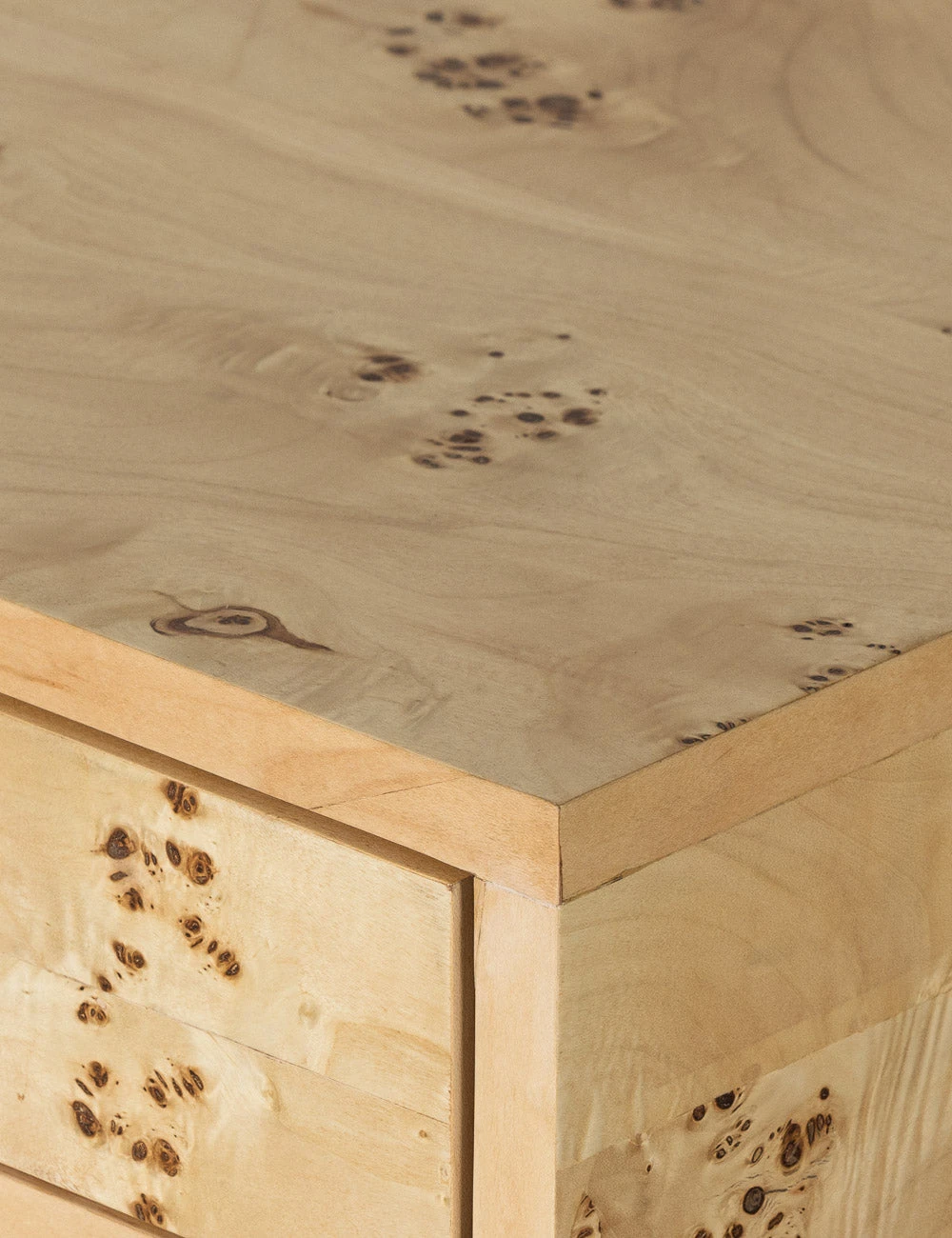 229262-001_DET_3.jpg Lulu And Georgia Lorca Burl Wood Console Table New