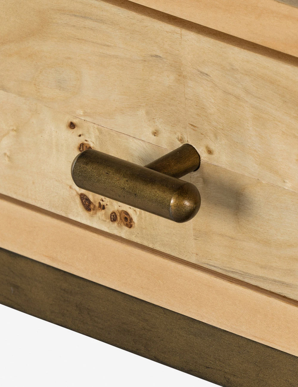 229262-001_DET_4.jpg Lulu And Georgia Lorca Burl Wood Console Table New