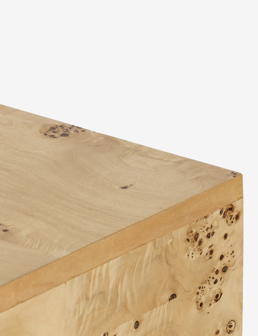 229262-001_DET_5.jpg Lulu And Georgia Lorca Burl Wood Console Table New